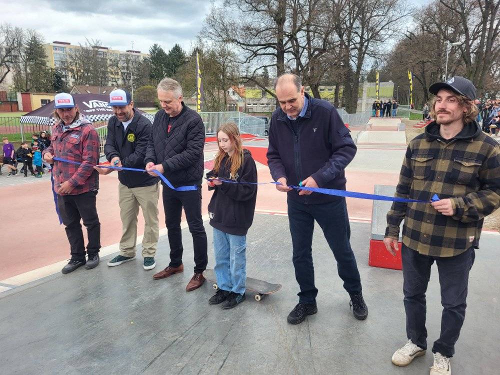Slavnostní otevření nového rakovnického skateparku